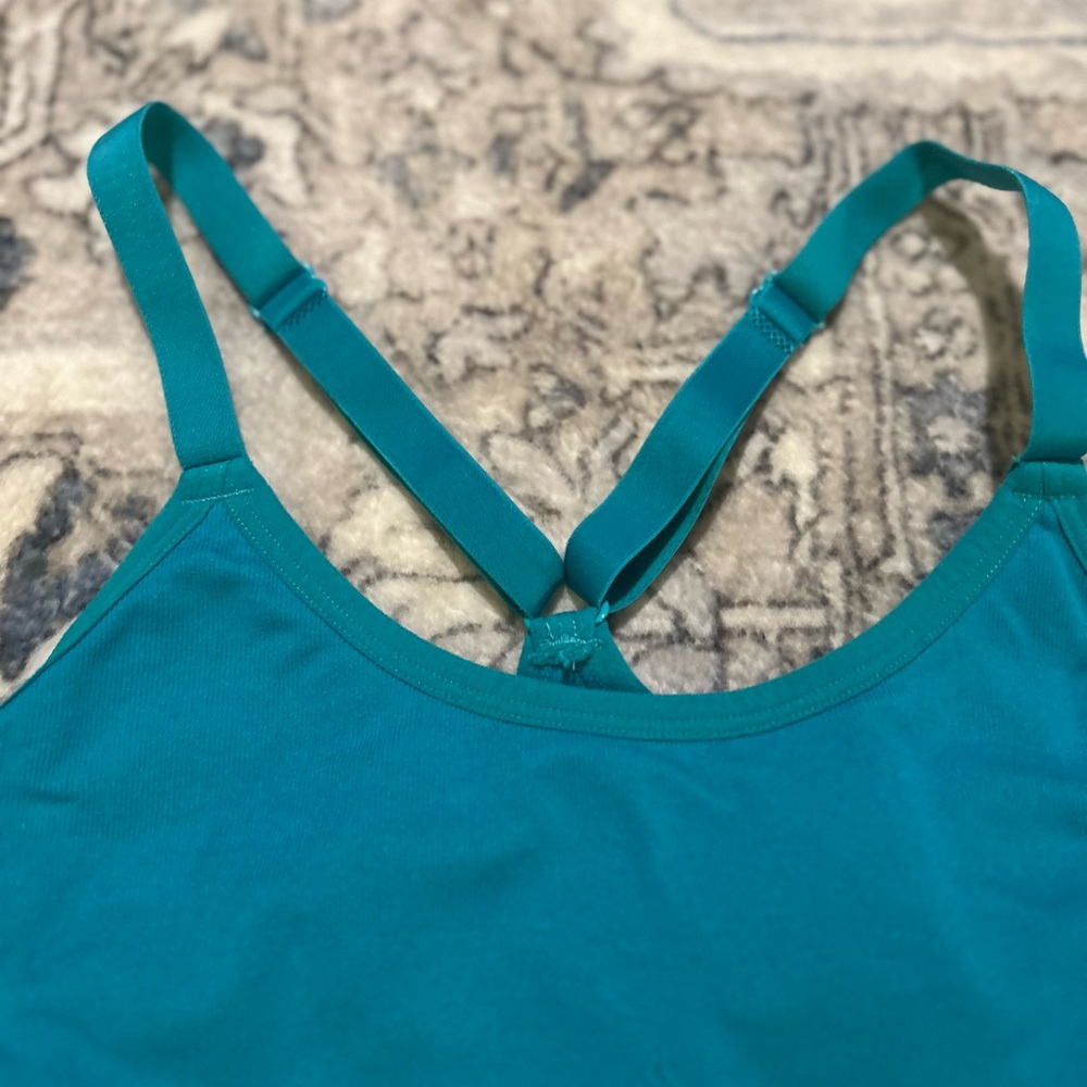 New Balance Women's Teal Sports Bra - Picture 3 of 9